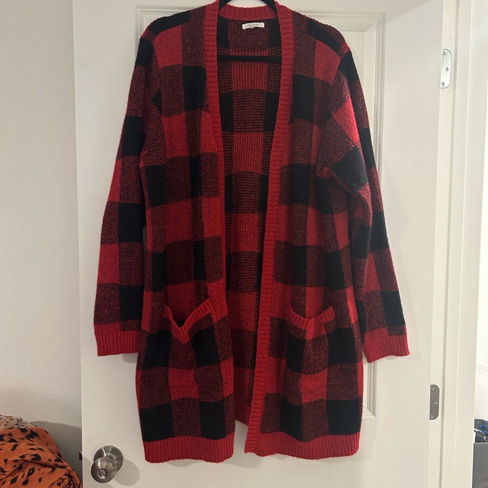 Maurices Buffalo Plaid Cardigan
